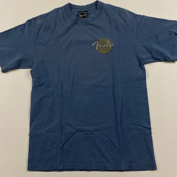 Vintage 90s Fender Guitars T Shirt Mens Medium Single Stitch Double Sided USA - Picture 2 of 10